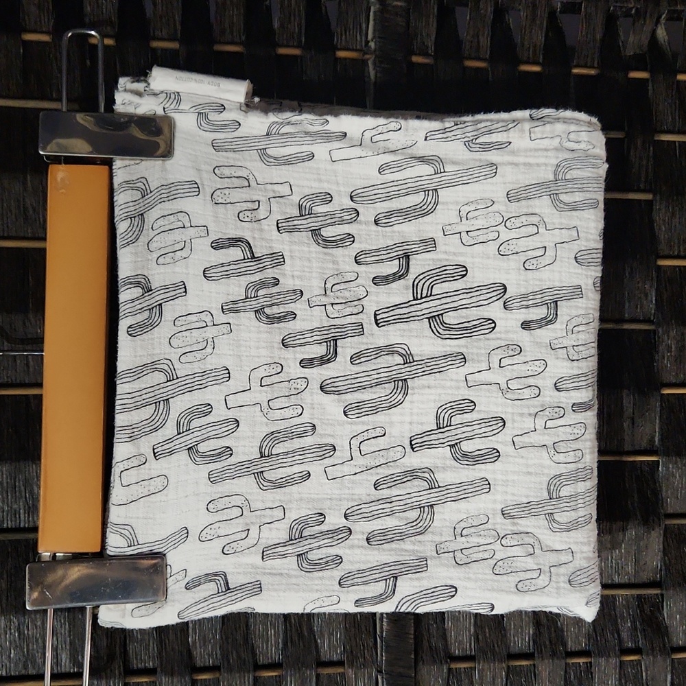 Bebe au lait cactus print baby blanket